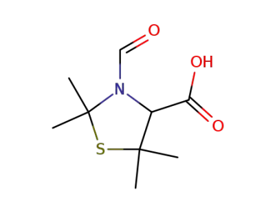 D-(+)-3-formyl-2,2,5,5-tetramethyl-thiazolidine-4-carboxylic acid