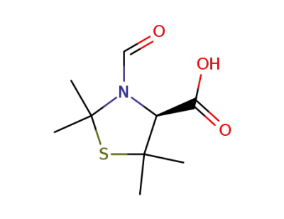 3-formyl-2,2,5,5-tetramethylthiazolidine-4S-carboxylic acid